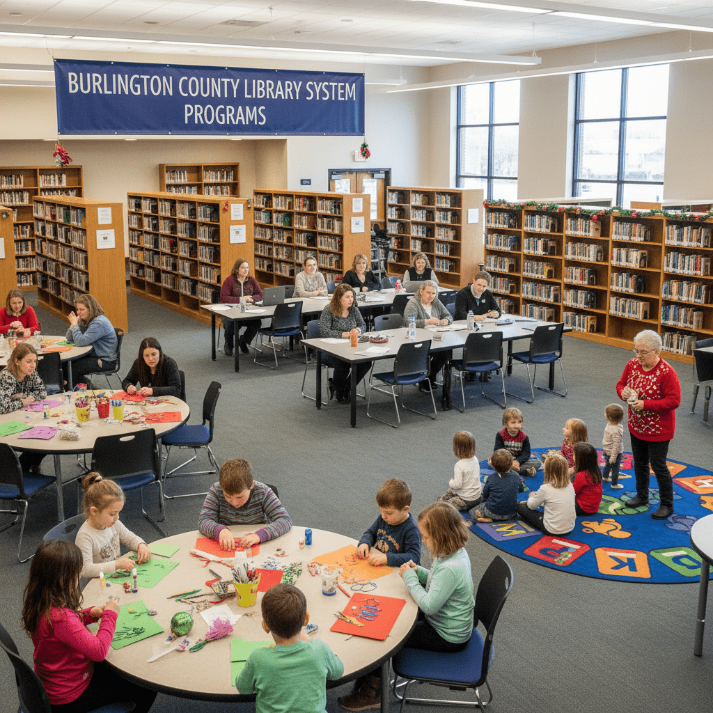 Burlington County Library seasonal programs.