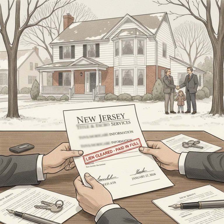 Selling a home with a child support or judgment lien in New Jersey